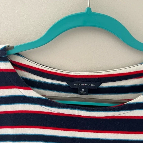 Tommy Hilfiger Navy and Red Striped Dress - Picture 3 of 8